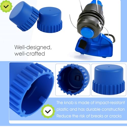 Kaberalty KST130X 2906603 Ultra Advanced Bump Knobs Replacement Compatible with Kobalt KST 130X-06 (Item #796787) and KST 130X 40-Volt String Trimmers (3 Pack)