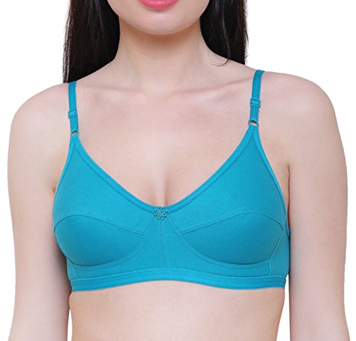 Image of INNER TOUCH Women's Cotton Non-Padded Bra (Pack of 3)