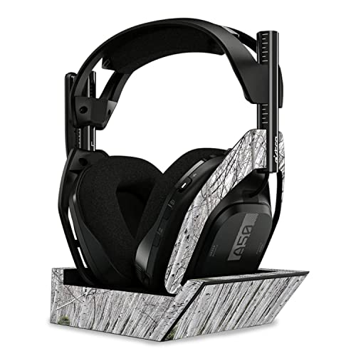 Image of MightySkins Glossy Glitter Skin Compatible with Astro A50 Wireless Headphones + Base Station (Gen 4) - Birch Forest | Protective, Durable High-Gloss Glitter Finish | Easy to Apply | Made in The USA