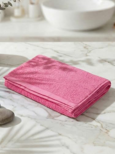 Image of Monte Carlo Essential Cotton Small Bath Towel | 340 GSM Ultra Lightweight & Quick Dry | Soft Absorbent Compact Towel 60x120 cm | Bathroom Towel for Gym, Travel & Daily Use (Soho) | Turquoise Blue