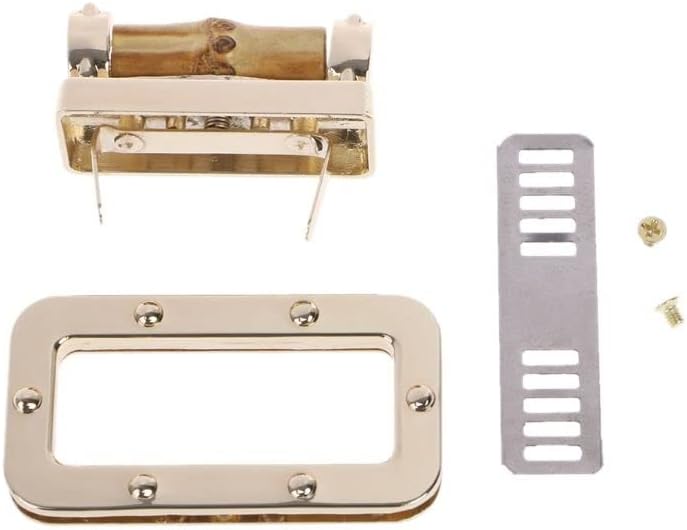 Metal Rectangle Shape Clasp Turn Lock Locks DIY Handbag Bag Purse Hardware