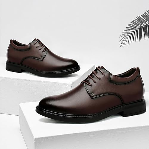 Men's Comfortable Wide Width Casual Dress Shoes, Leather Big Wide Feet Perfect for Business Casual, Daily Wear & Special Occasions2