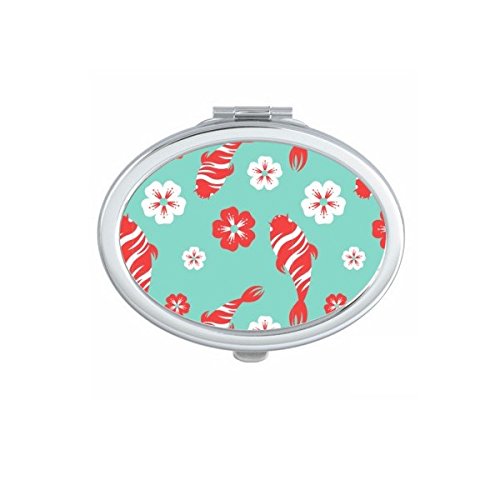 Miroir de poche sakura pour vos retouches maquillage au quotidien, style japonais portable