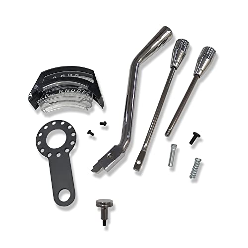 Demotor Performance 30" Auto Hot Rod Natural Stainless Steel Tilt Steering Column With 9 Hole Adapter No Key #TOP6