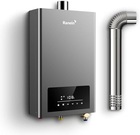 Natural Gas Navien Tankless Water Heater – Are You Missing Out? 8 2025 GEN II Ranein Natural Gas Tankless Water Heater Max 3.6 GPM, 80,000 BTU Indoor On Demand Instant Hot Water Heater with LED Temperature Control Panel, Vent Pipe