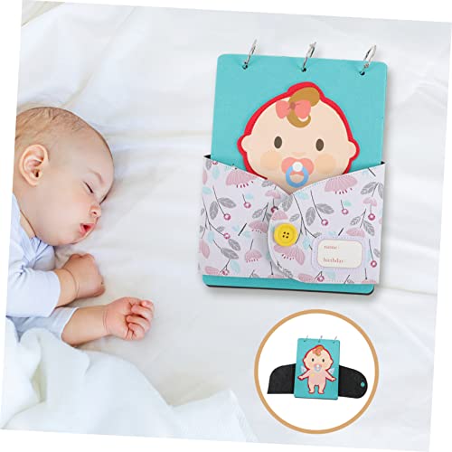 TOYANDONA Álbum De Recortes De Bebê Álbum De De Livro De Figurinhas Lembrancinha Lembrancinha Livro