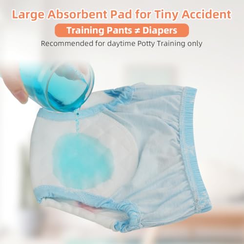 Aolso Töpfchen-Trainingshosen, 5PCS Baby-Kleinkind-Trainingshosen, Kinder Töpfchen Trainingshose für Mädchen Jungen, 100% Baumwolle, Waschbar und Wiederverwendbar (Stil D - 110)
