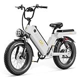 ANIIOKI eBike,AQ177 PRO MAX Electric Bike,48V/52V 60Ah Electric Commuting Bike,200Miles Long Range, Peak 1200W Power Ebike, Electric Bicycle for Adults