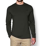 Under Armour ColdGear Infrared Crew Top - Men's Artillery Green/Black Medium