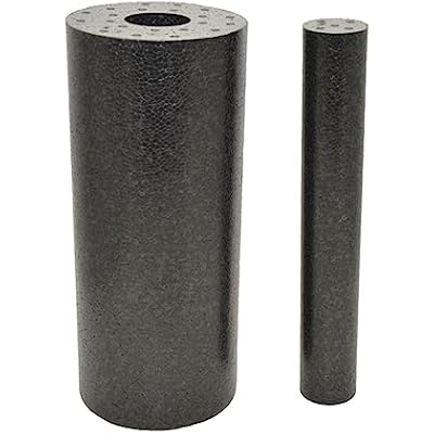 KICHOUSE 1 Set Yoga Pillar Massage Bar Curve Solid Roller Wheel for Muscle Relaxation Fitness and Durable Roller for Relief and Flexibility
