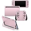 Tacky Design Solid Skin Compatible with Nintendo Switch 2 Skin Wrap Cover, Classic wrap for Switch 2 Cover, Premium 3M Vinyl Blossom Pink, Switch 2