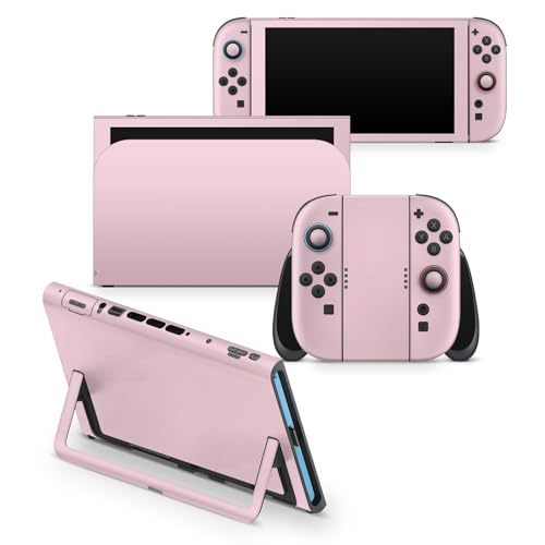 TACKY DESIGN - Tacky Design Solid Skin Compatible with Nintendo Switch 2 Skin Wrap Cover, Classic wrap for Switch 2 Cover, Premium 3M Vinyl (Blossom Pink, Switch 2)