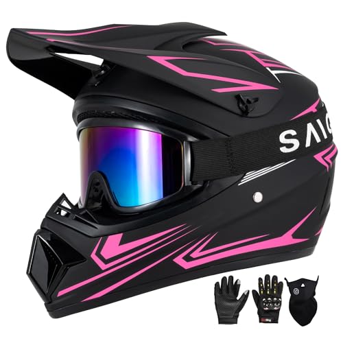 XINGSILUC Youth Kids Motocross Helmet DOT Approved - Full Face