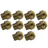 10 Pcs. XFITTING 1/2 Inch Cap, 1/2