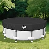SAFANA 18FT Round Pool Covers for Above Ground Pools, Round....