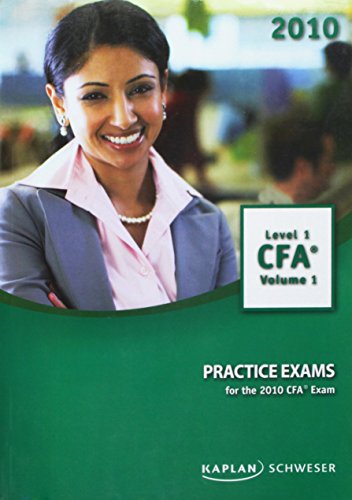 Practice Exams for the 2010 CFA Exam (Level 1 C... 1427794731 Book Cover