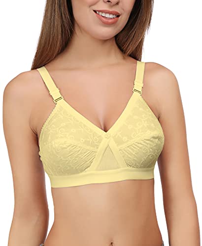 Image of Eve's Beauty Women's Non Padded Non Wired Cotton Full Coverage Bra