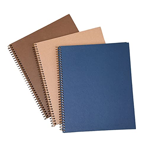 Mintra 3-Pack of 100% Recycled Letter-Size Notebooks (8.5in x 11in)