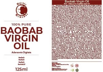 Miniatura 4 de Mystic Moments  Aceite portador virgen Baobab - 8.5 fl oz - Aceite puro y natural perfecto para cabello, cara, uñas, aromaterapia, masaje y dilución