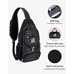 WATERFLY Packable Small Crossbody Sling Backpack Shoulder Chest Bag Daypack for Hiking Traveling - Image 4
