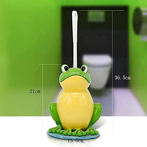 SPOUR Bath Creativity Toilet Brush, Brush Set Rana Bath Bathroom Cleaning Tool Brushes and Brush Holder by Toilet