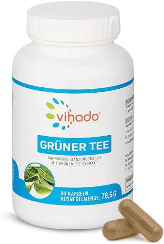 Grüner-Tee-Kapseln Vihado Grüner Tee Kapseln, 90 Kapseln