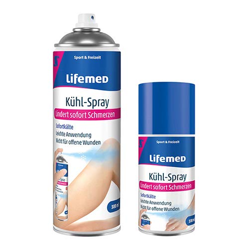 Preisvergleich Produktbild Lifemed - Kühlspray 100 ml zur Sofortkühlung - praktisch und handlich zum Mitnehmen, 2er Pack (2 x 1 Stück)