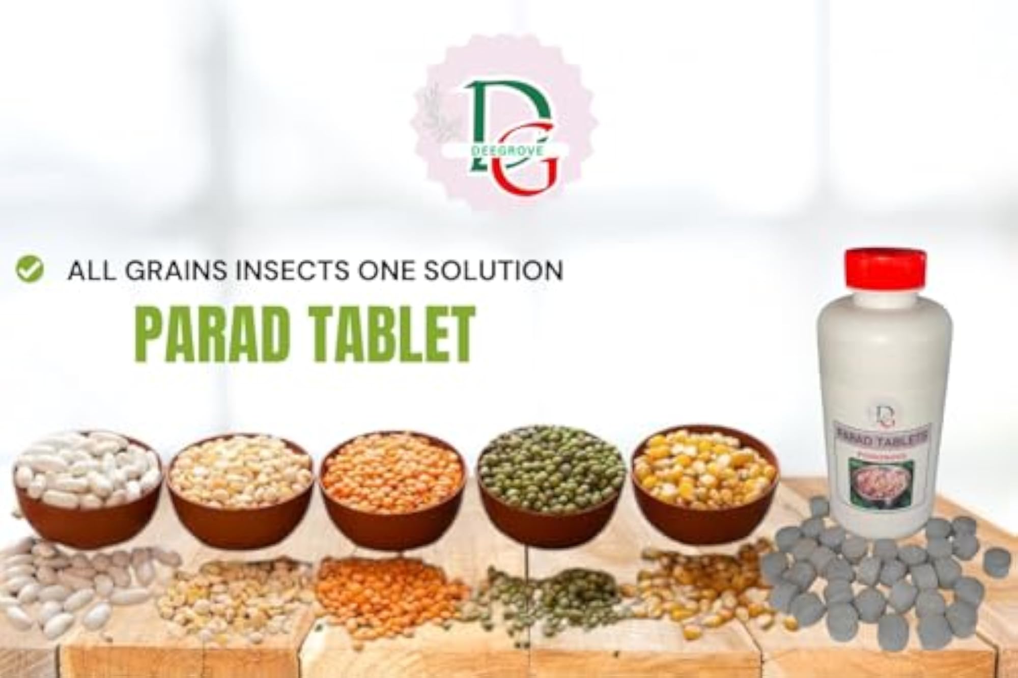 Para Tablets for Preserving Rice and Grains, 200g
