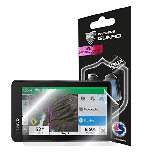 IPG For Garmin zumo XT Motorcycle GPS Navigation Device 5.5-inch Display Screen Protector Invisible Ultra HD Clear Film Anti Scratch Skin Guard - Smooth/Self-Healing/Bubble -Free