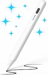 Caneta Stylus Universal para Tela Touch Screen, Alta Precisão, Ponta Fina Sensível, Compatível com Celular, Tablet e iPad, com Rejeição de Palma