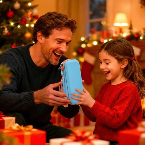GWCASE Étui compatible avec 3Doodler Start+ Essentials (2024 2023) stylo d'impression 3D pour enfants, organiseur de voyage pour paquets de recharge de filament, chargeur USB (boîte uniquement), Bleu – vue 4