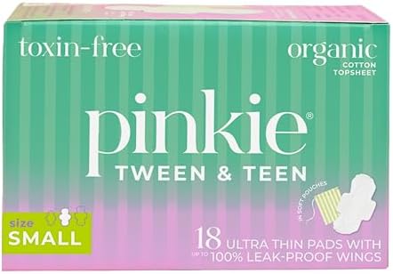 Pinkie Period Starter Pads - Designed for Smaller Underwear - Org...