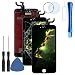 For iPhone 4S White Replacement Part - LCD and Touch Screen Digitizer Assembly + 7 Pieces Tool Set for iPhone 4S At&t Verizon CDMA GSM