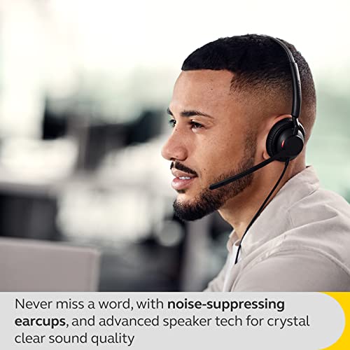 Micro-casque réduction de bruit Jabra Engage 40 stéréo USB-A à double micro