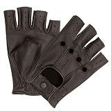 Brown Fingerless Gloves
