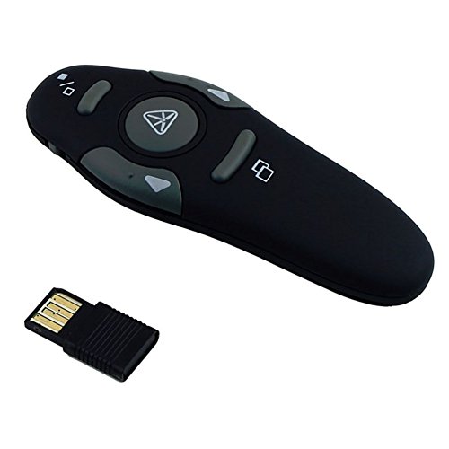 Moresave pratique Wireless Presenter avec Red pointeurs Pen USB télécommande