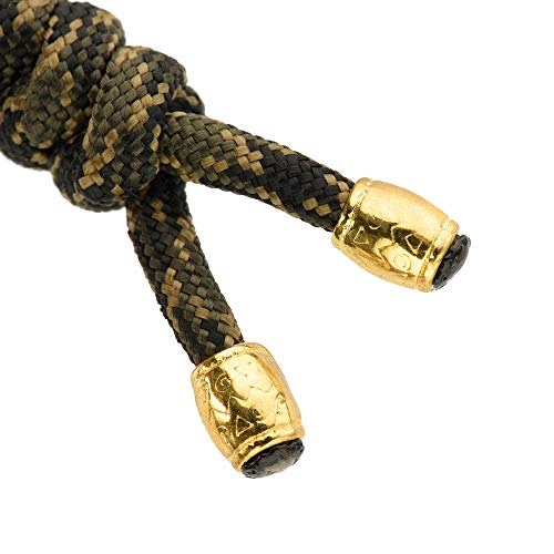 M-Tac Skull Knife Lanyard with Bead – Paracord Lanyard for Knives & EDC – Tactical Knife Fob Pull Cord – Durable Paracord