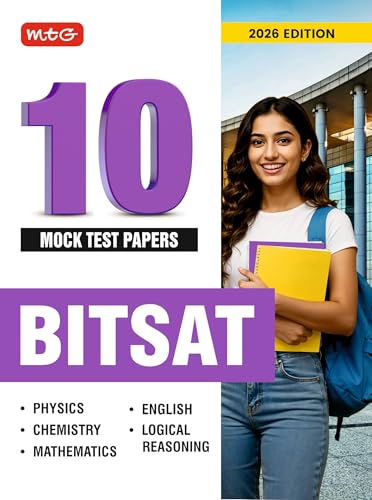 Image of MTG BITSAT 10 Mock Tests Papers For 2026 Exam with Detailed Solutions | BITSAT Model Test & Practice Papers Book - Physics, Chemistry & Mathematics (As Per Syllabus & Pattern)