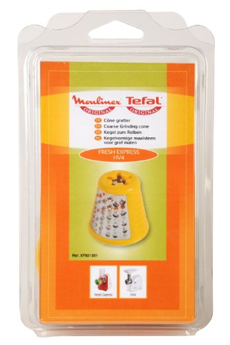 Moulinex XF921301 - Grattugia a cono, per robot da cucina Fresh Express, colore: Giallo
