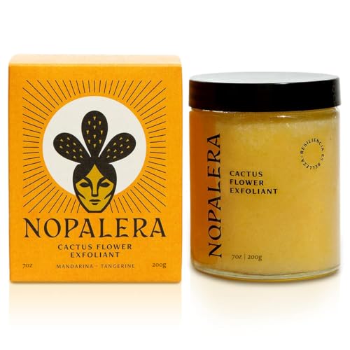 Nopalera Cactus Body Polish, Tangerine, 3-in-1 Clean Beauty, Oil Cleanser,