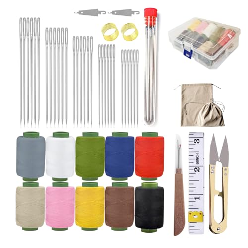 Obear 45-Piece Sewing Kit for Adults and Beginners,Big Eye Stainless