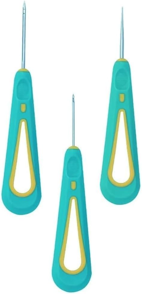 3 Pcs Green Round Hole Cone Hand Drills Punch Needle Candles Wick Tools for DIY Silicone Mould Making Punch Candle Making
