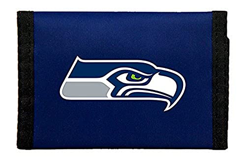 Image of Rico Industries NFL Football Nylon Tri-Fold Wallet