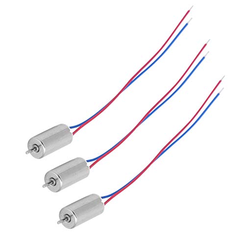 Jeanoko 5pcs Micro Coreless Motor 3.7V Mini Brushed Motor Electric 21800rpm Torsion Motor for Electric Toy Quadcopter Massager