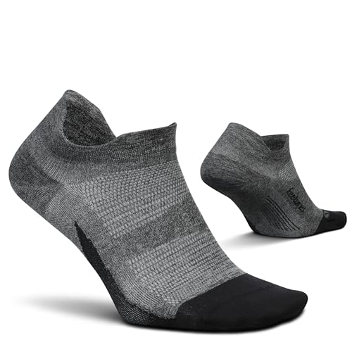 Image of Feetures Elite Light Cushion Mini Crew Sock - Sport Sock with Targeted Compression