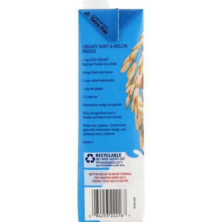 Pack Of 12 - Rice Dream Rice Drink Enriched Vanilla, 32.0 Fl Oz #TOP6