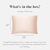 Brooklinen Mulberry Silk Pillowcase 100% Pure Silk Pillow Case, Soft & Durable, Anti-Friction Comfort, Hight Quality Smooth Texture Machine Washable & Breathable King Size (Blush)