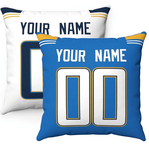 Image of ANTKING Los Angeles Throw Pillow Custom Any Name and Number Personalized Gift for Men Women Boys