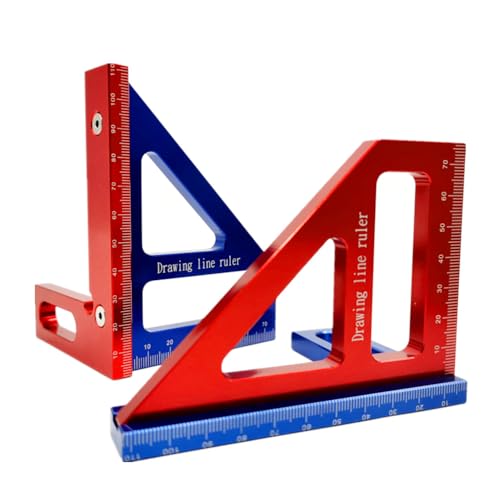 Escuadra medidora de ángulos en aleación de aluminio miniatura 6