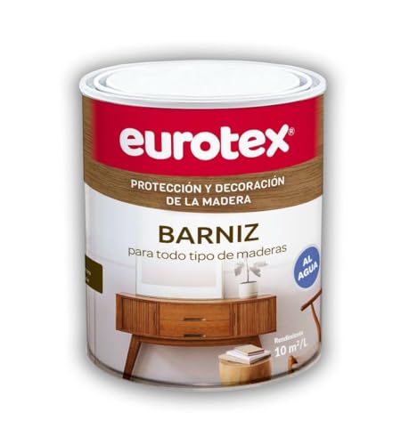 BARNIZ- para tipo de maderas-AL AGUA TRANSPARENTE satinado-4 LITROS